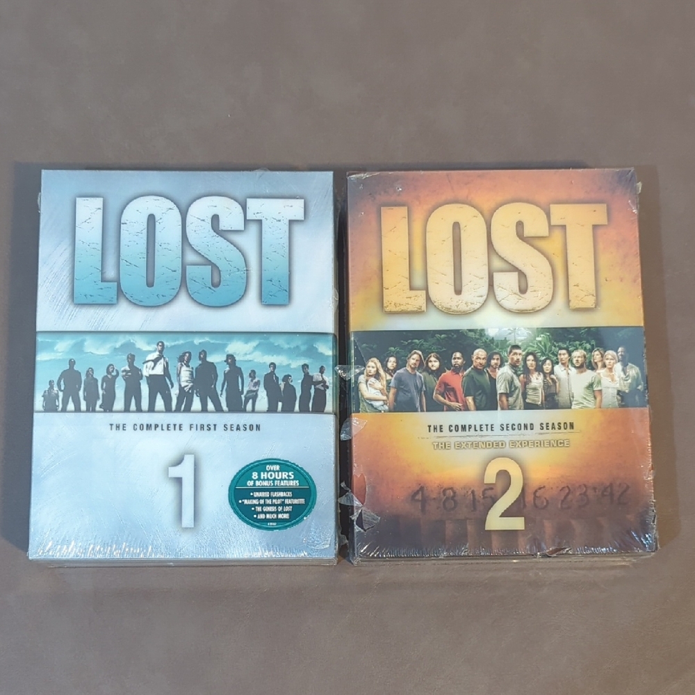 Lost Complete Series Season 1 And 2 DVD Set new In Package 2005 And 06 ABC Show